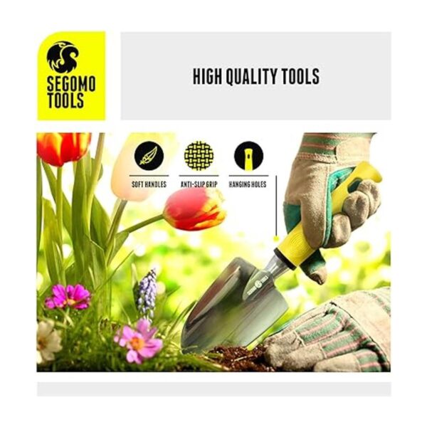 Segomo Tools GTS12 Juego de herramientas de jardín_4