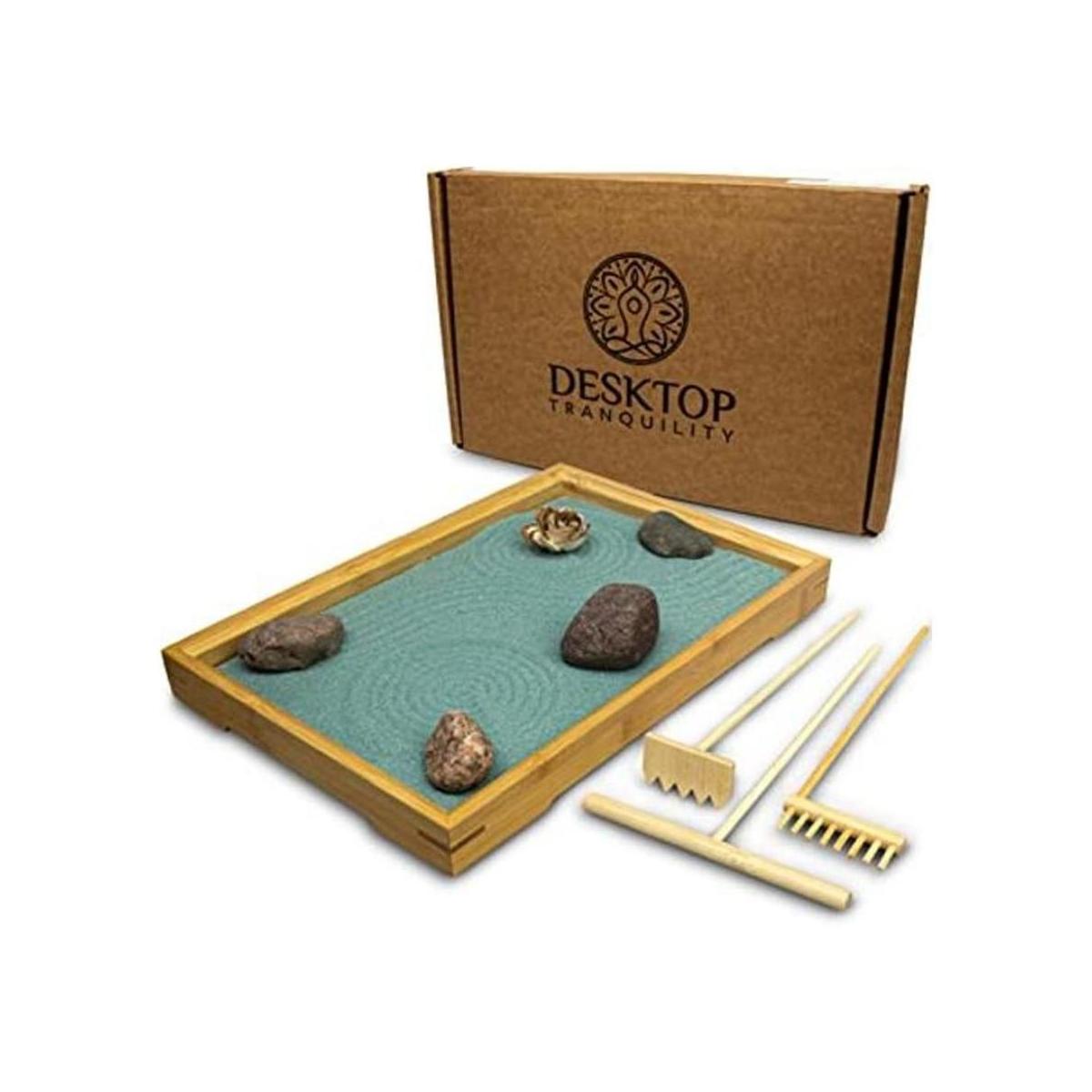Desktop Tranquility Kit de jardín zen japonés grande para
