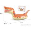Jasonwell Flotador inflable de dinosaurio para niños y_5