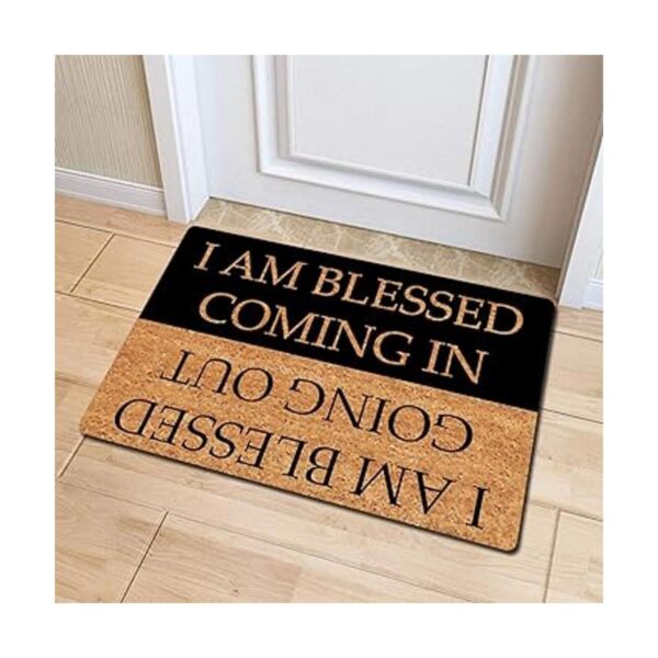 Dandan Funny Welcome Rugs Novedad Gift Mats I Am Blessed