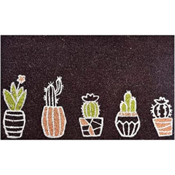 NINAMAR Tapete para puerta de cactus de coco natural 29.5_1