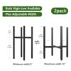 Paquete de 2 soportes de metal para plantas para_4