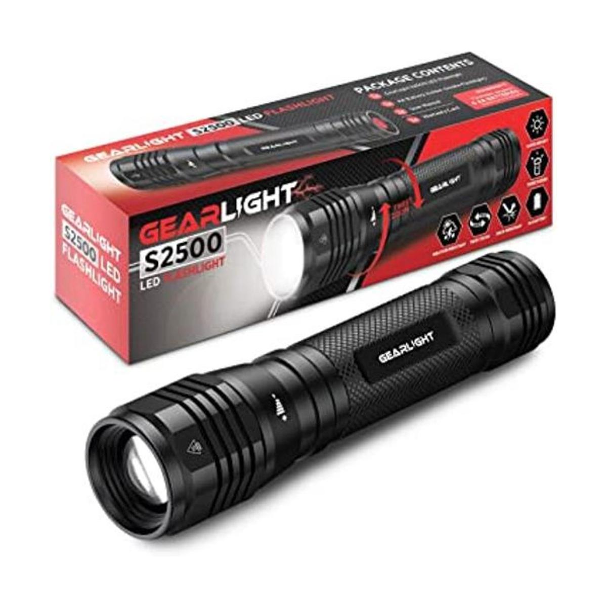 GearLight Linterna LED S2500 Linternas tácticas