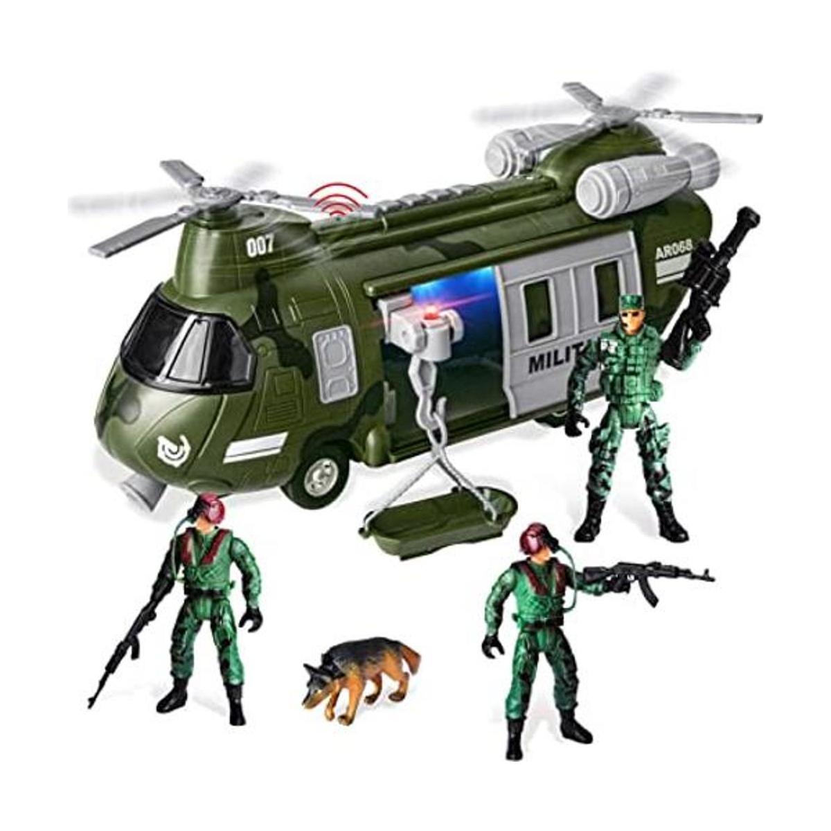 JOYIN Vehículos militares Juego de helicóptero de
