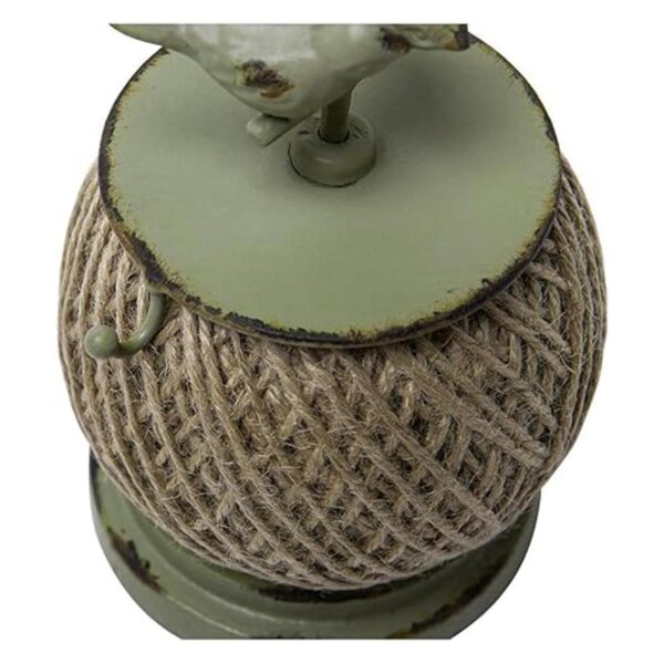SOFFEE DESIGN Juego de carrete de yute vintage con soporte