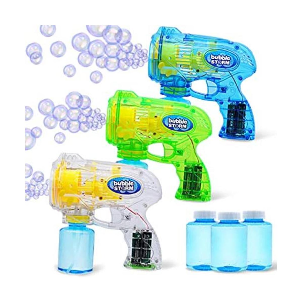 Kit de lanzadores de 3 s de burbujas máquina