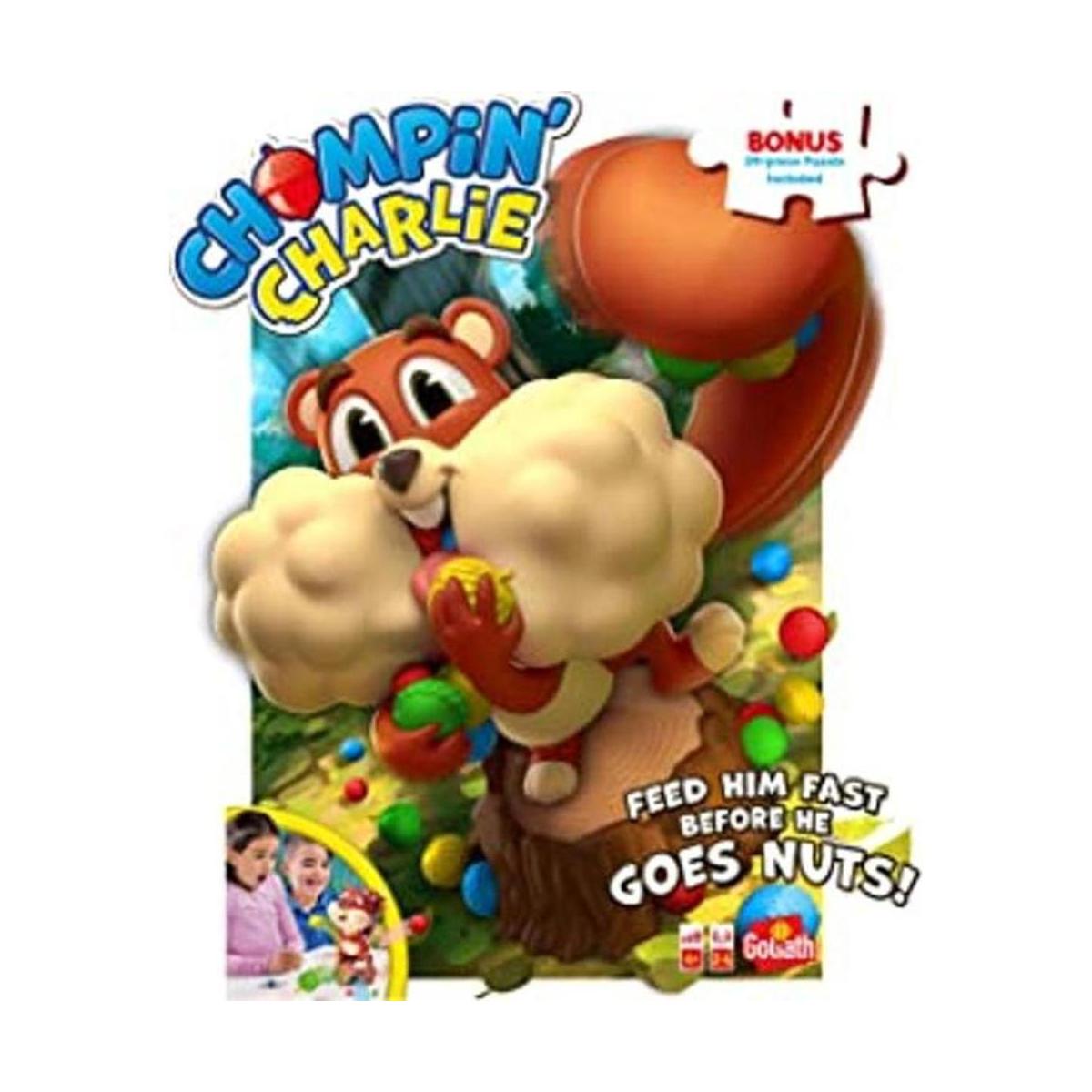 Chompin Charlie Game Alimenta a las bellotas ardillas y