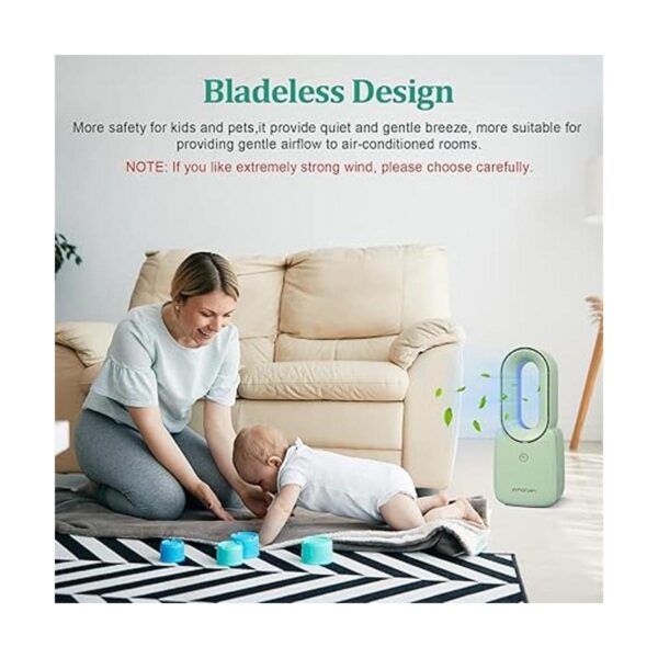 CONBOLA Ventilador LED sin aspas de 11.8 pulgadas_3