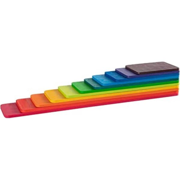 MerryHeart Juguetes apilables rectangulares de madera arco_1