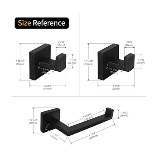 NANA kimzcn Juego de 3 piezas de accesorios de baño de_6