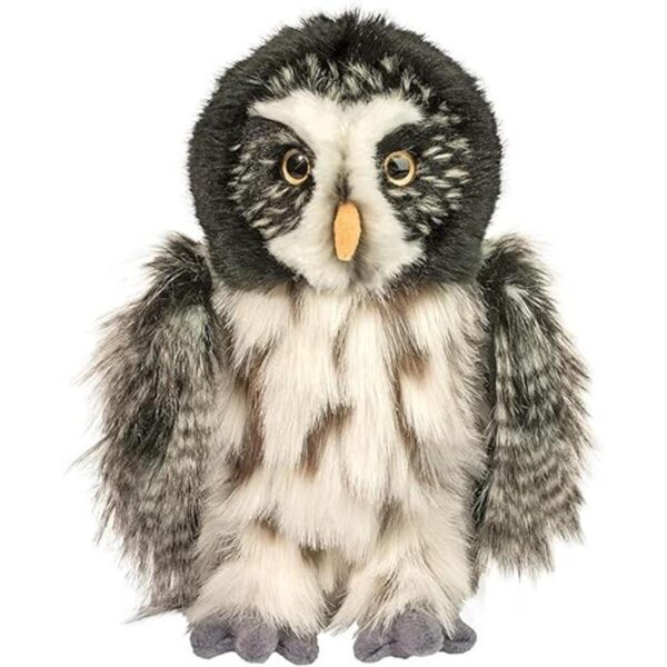 Douglas Darius Búho de peluche 11.0 in color gris_1