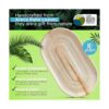 Chic Leaf Bandejas ovaladas desechables con hojas de