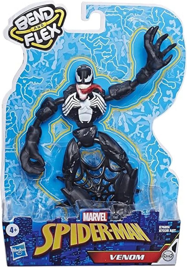 SpiderMan Marvel Bend and Flex Venom Figura de acción de_2