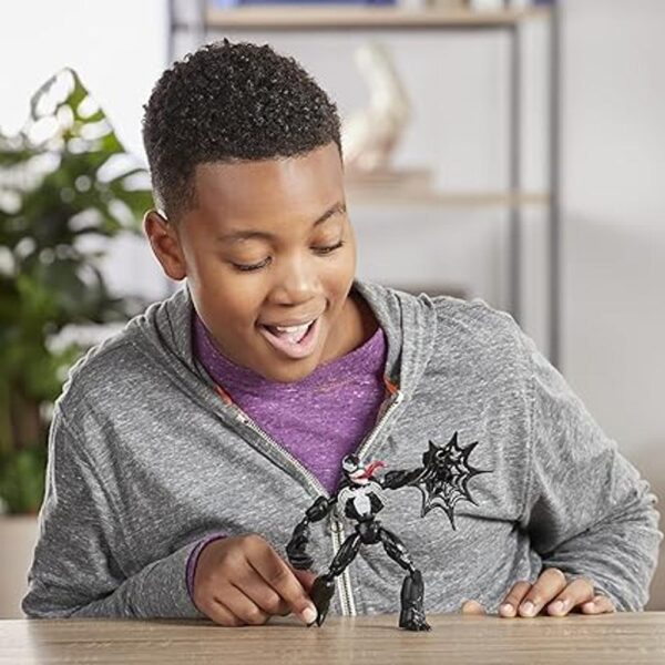 SpiderMan Marvel Bend and Flex Venom Figura de acción de_5