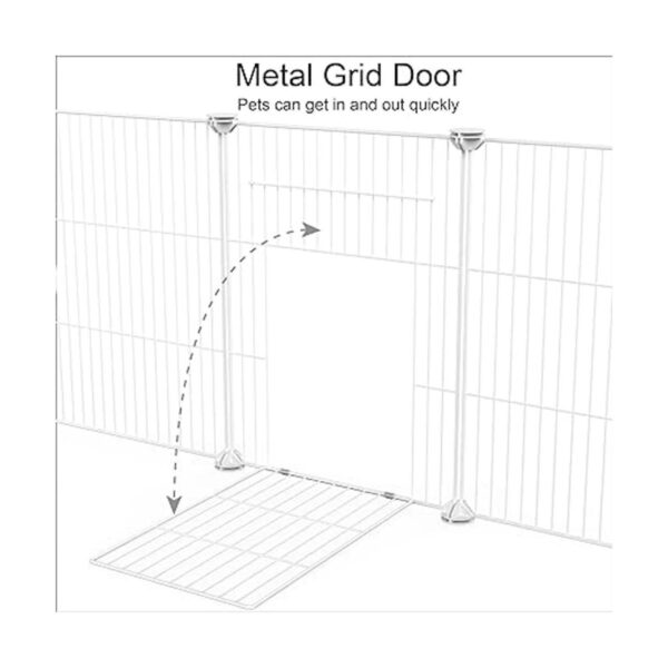 HOMIDEC Pet PlaypenSmall Animals Cage DIY Wire Fence with_4