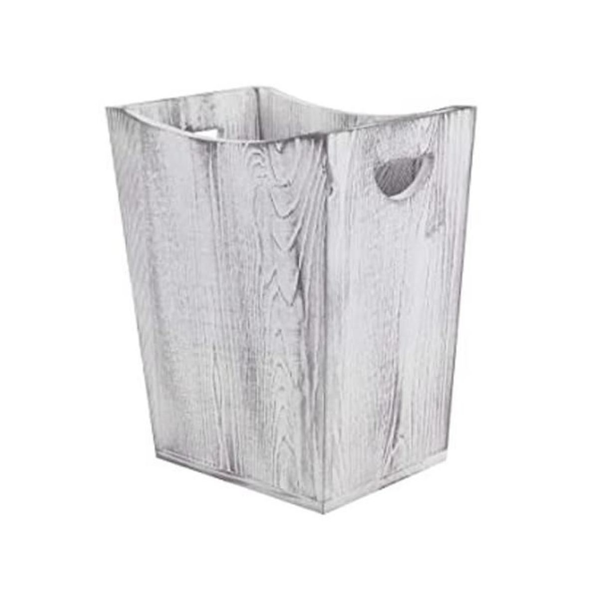 LIANTRAL Bote de basura de madera cubo de basura de