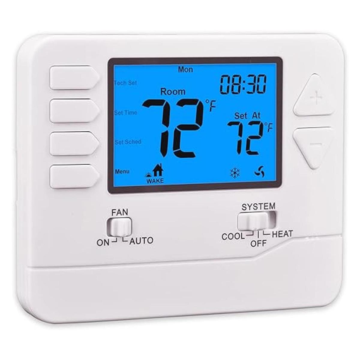 Termostatos termostato programable Suuwer de 511 día para