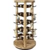 Ikee Design Torre de joyería giratoria de madera de 30_1