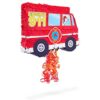 Piñata de camión de bomberos para decoraciones de fiesta_1