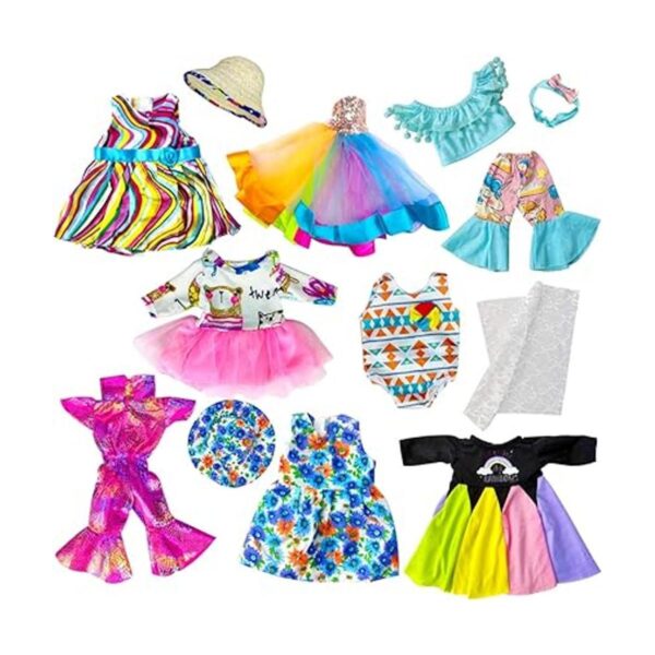 Ropa de muñeca de 18 pulgadas compatible con muñecas de