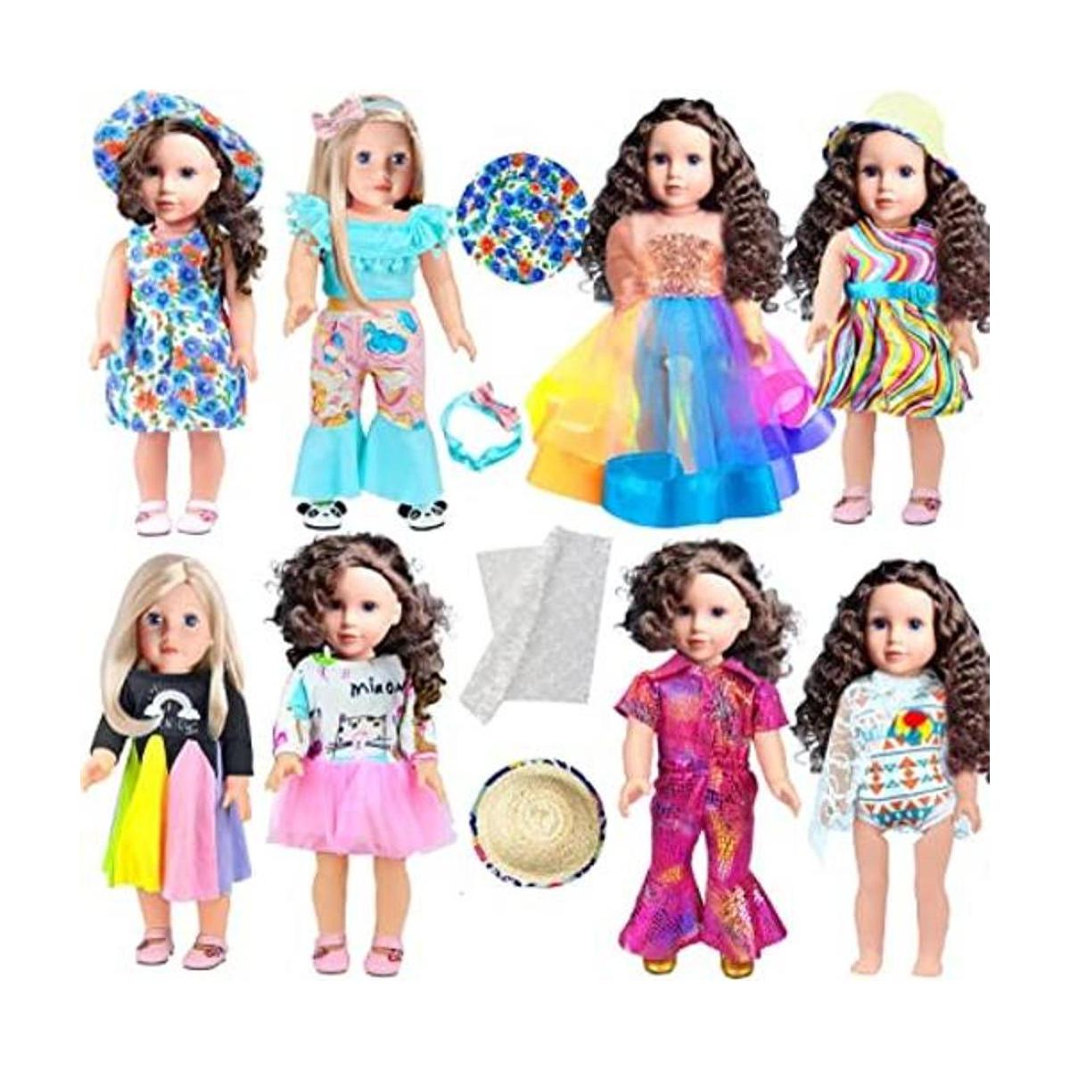 Ropa de muñeca de 18 pulgadas compatible con muñecas de