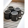LAUCHUH Juego de 4 tazas de café apilables con estante_5