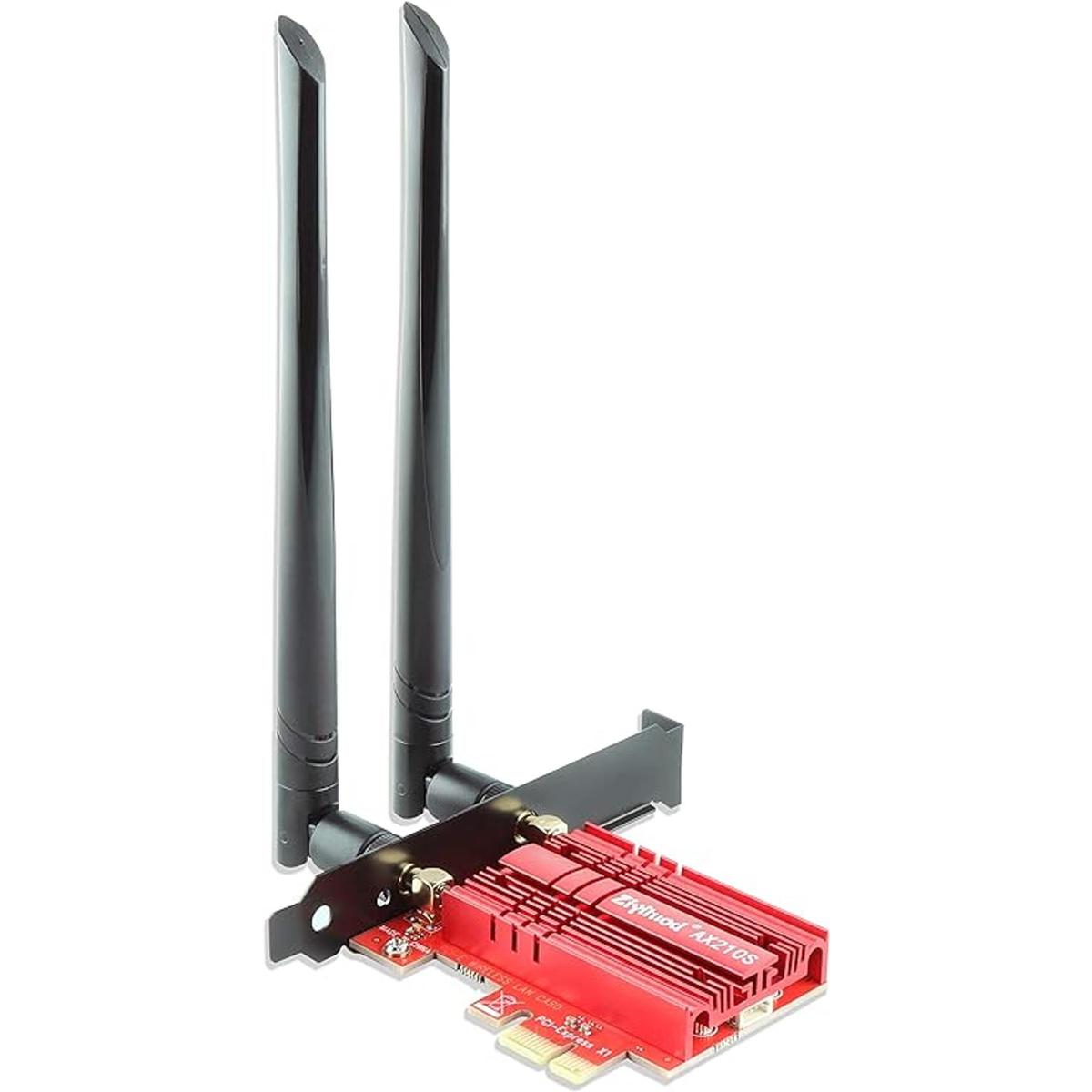 La tarjeta WiFi ZYT WiFi 6E AX210 PCIE se expande WiFi a 6