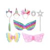Jeowoqao Juego de traje de princesa para niñas 19 piezas_3