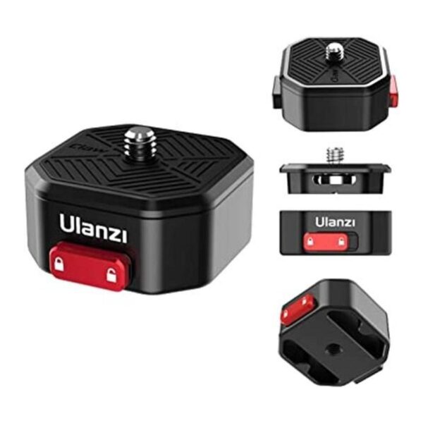 Ulanzi Claw Adaptador de montaje de cámara QR para trípode_1