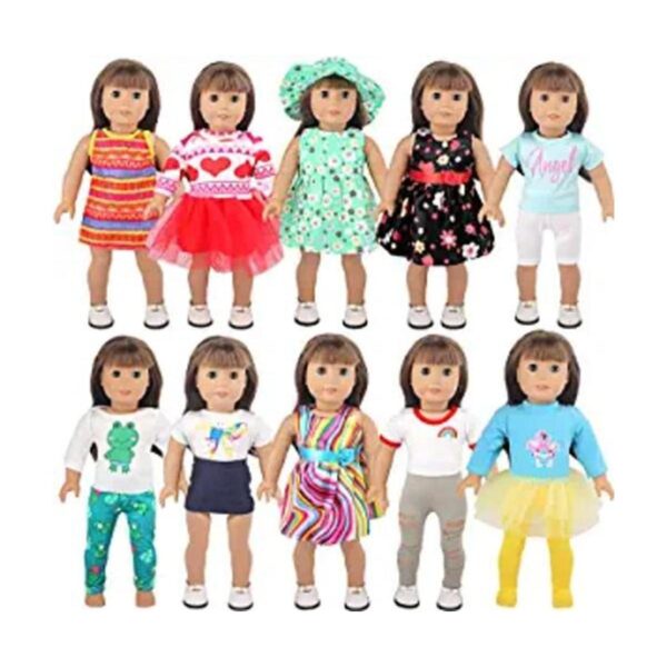 Ropa y accesorios de muñeca estadounidense de 18 pulgadas_1