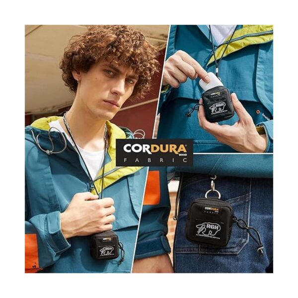 Rough Enough Funda para auriculares RGH con llavero de_2