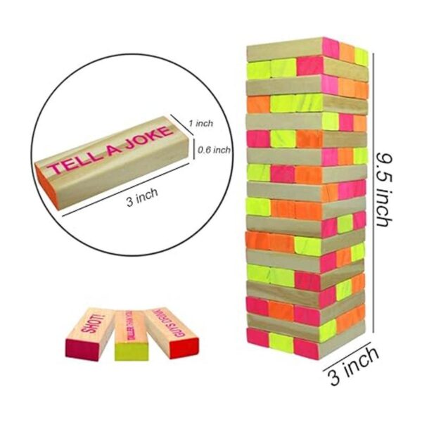 Torre de luz negra con bloques brillantes para secadora_5