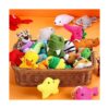 Juego de 42 juguetes de animales de peluche lindo llavero_5