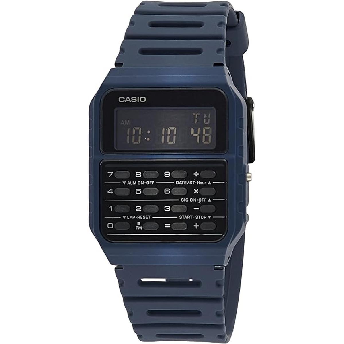 CA53WF2B Calculadora digital azul para hombre
