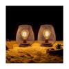 DECORKEY Juego de 2 lámparas de mesa LED que funcionan con_2