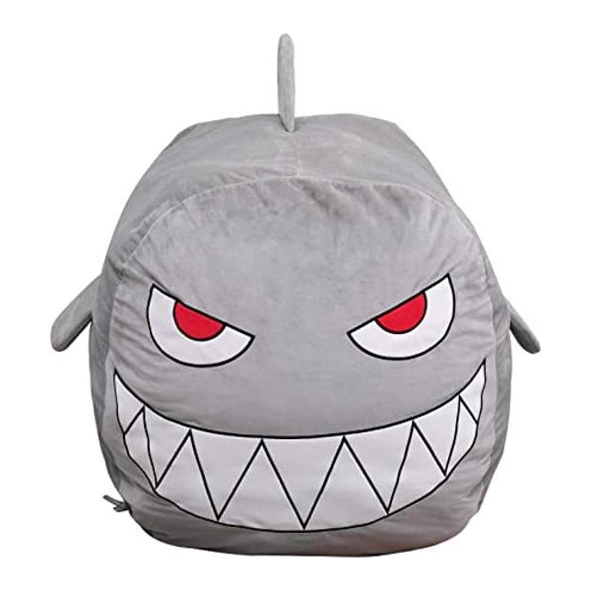 Bolsa de almacenamiento de juguetes de peluche de tiburón