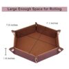 K.T. Fancy Bandeja de dados plegable de 8 piezas DD para