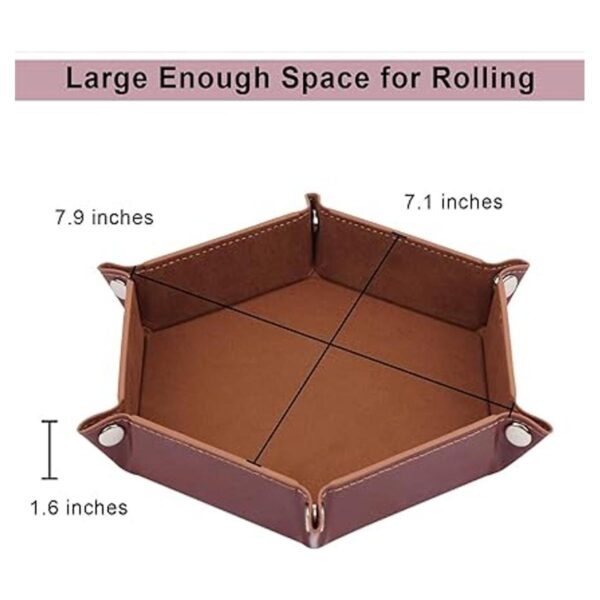 K.T. Fancy Bandeja de dados plegable de 8 piezas DD para