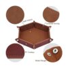 K.T. Fancy Bandeja de dados plegable de 8 piezas DD para
