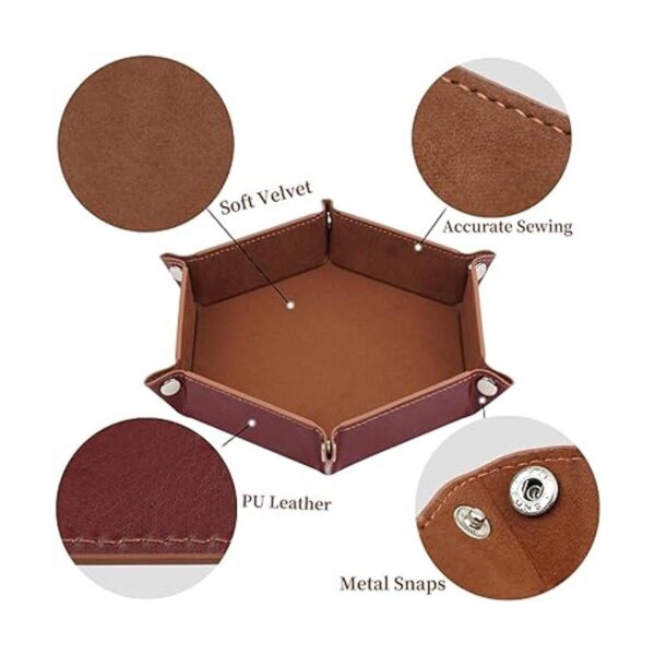 K.T. Fancy Bandeja de dados plegable de 8 piezas DD para