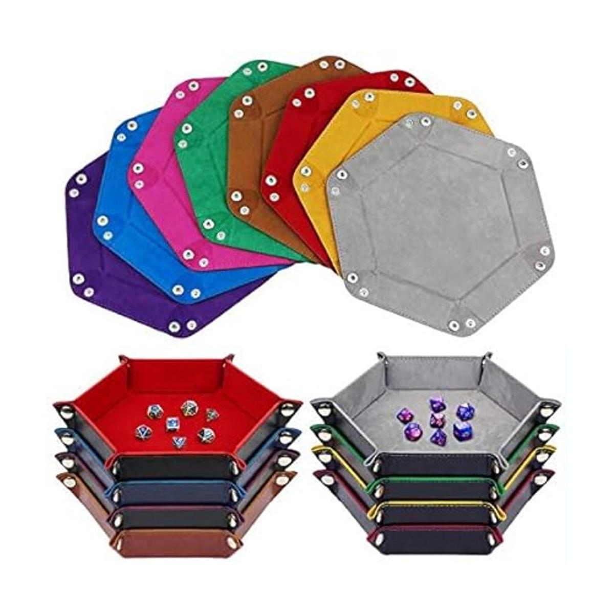 K.T. Fancy Bandeja de dados plegable de 8 piezas DD para