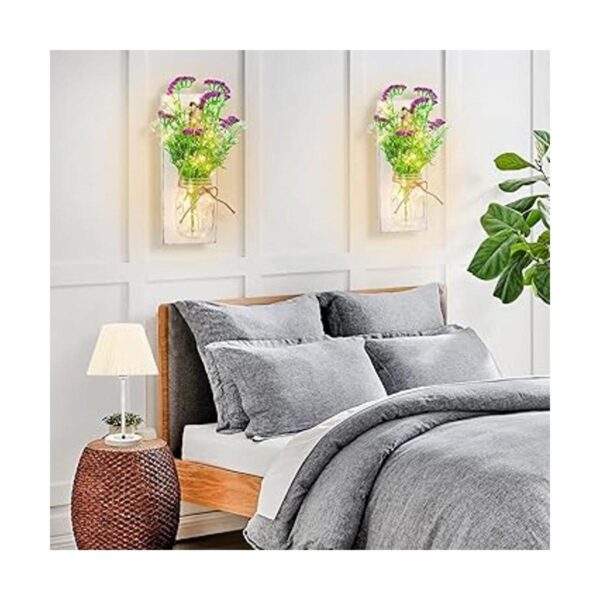 Decoración rústica de pared para decoración de tarros