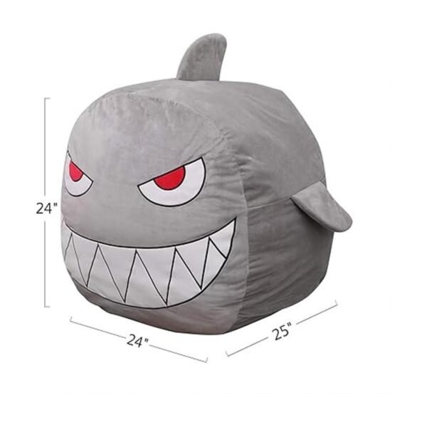 Bolsa de almacenamiento de juguetes de peluche de tiburón_2