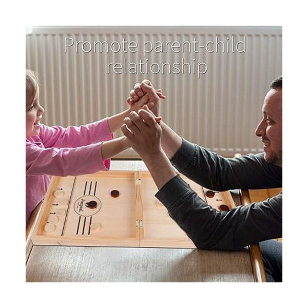 Juegoal Juego de discos de madera 4 en 1 para niños y