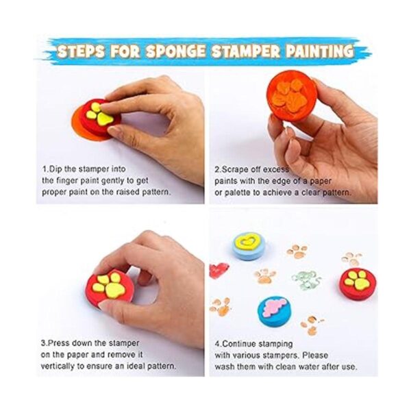 Juego de pintura lavable para dedos juego de 46 pinturas
