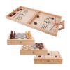Juegoal Juego de discos de madera 4 en 1 para niños y