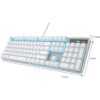 Teclado mecánico para juegos teclado retroiluminado