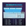 Teclado mecánico para juegos teclado retroiluminado