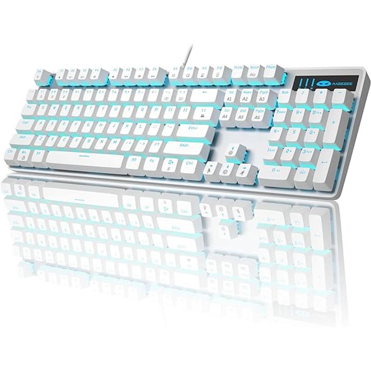 Teclado mecánico para juegos teclado retroiluminado