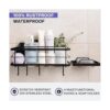 KINCMAX Estante de cesta de ducha y jabonera Organizador_2